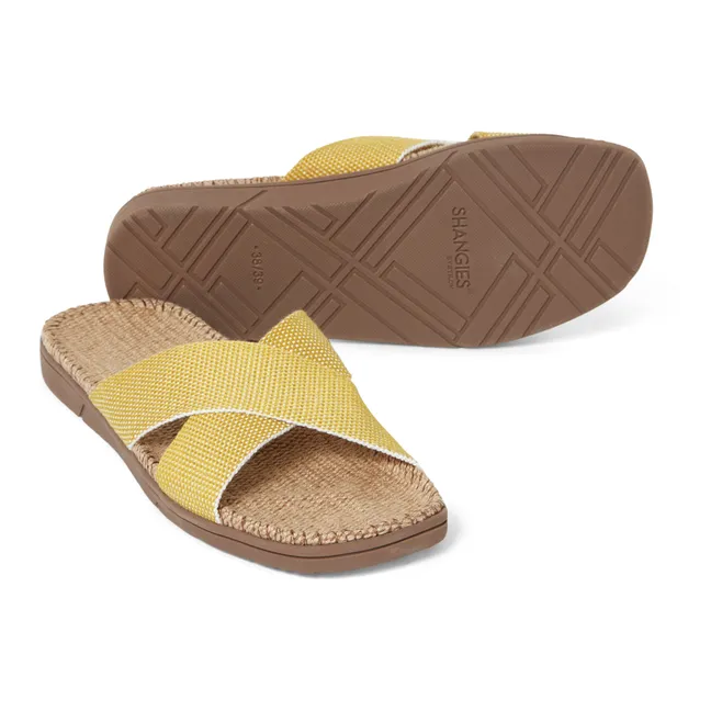 Mixed Sandals | Yellow