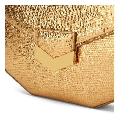 Demellier London mini gold hot metallic purse