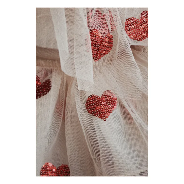 Konges Sljd - Yvonne Fairy hearts dress - Pale Pink | Smallable