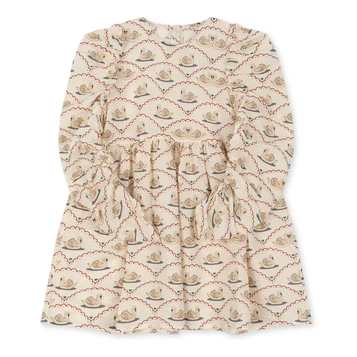 white christmas dresses Bayou Wonderland Organic Cotton Christmas Dress for Kids