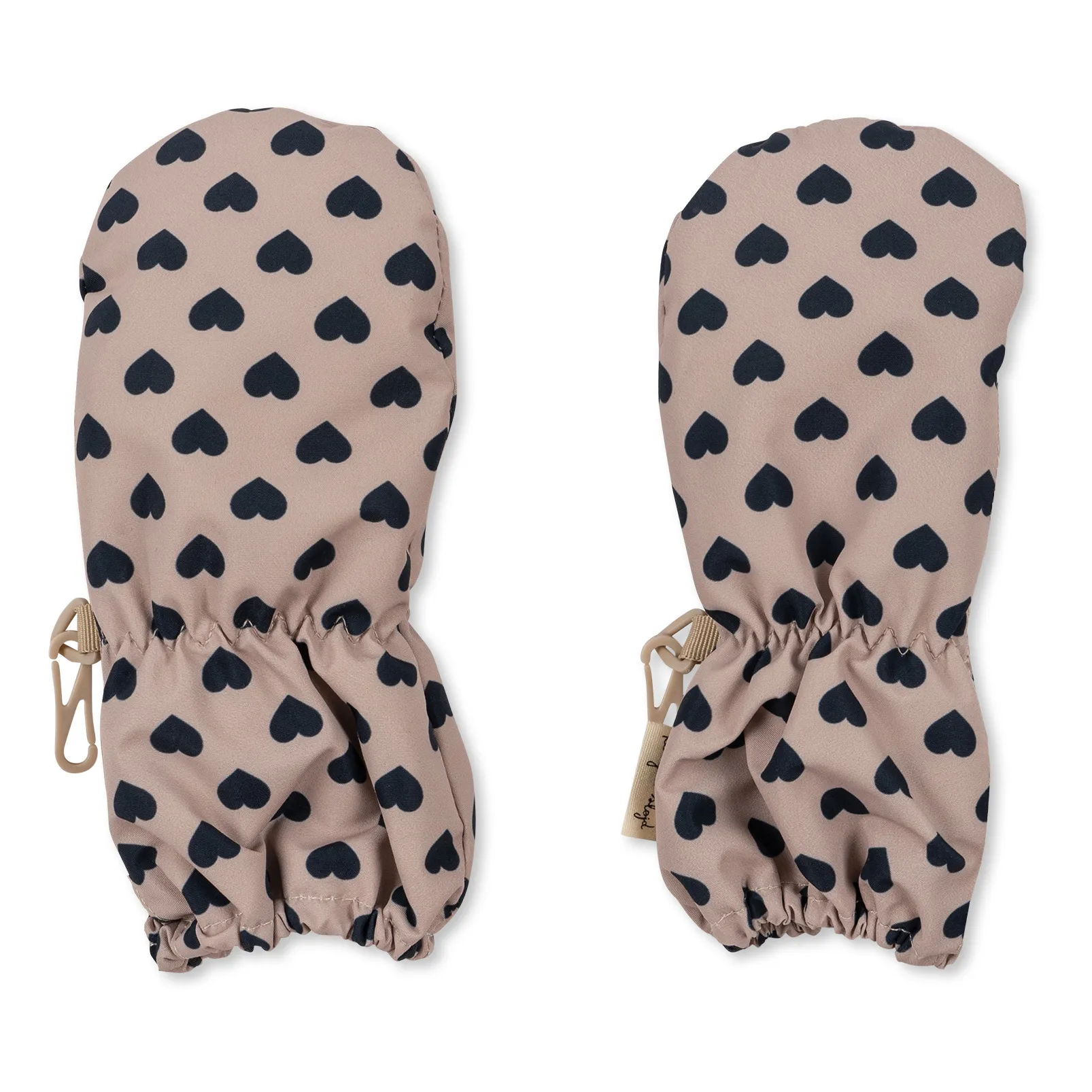 Konges Sløjd Pale Pink Nohr Heart Mittens