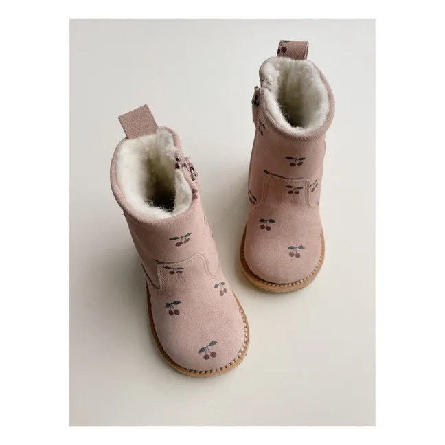 Boots Fourées Pippi Pull | Rose pâle