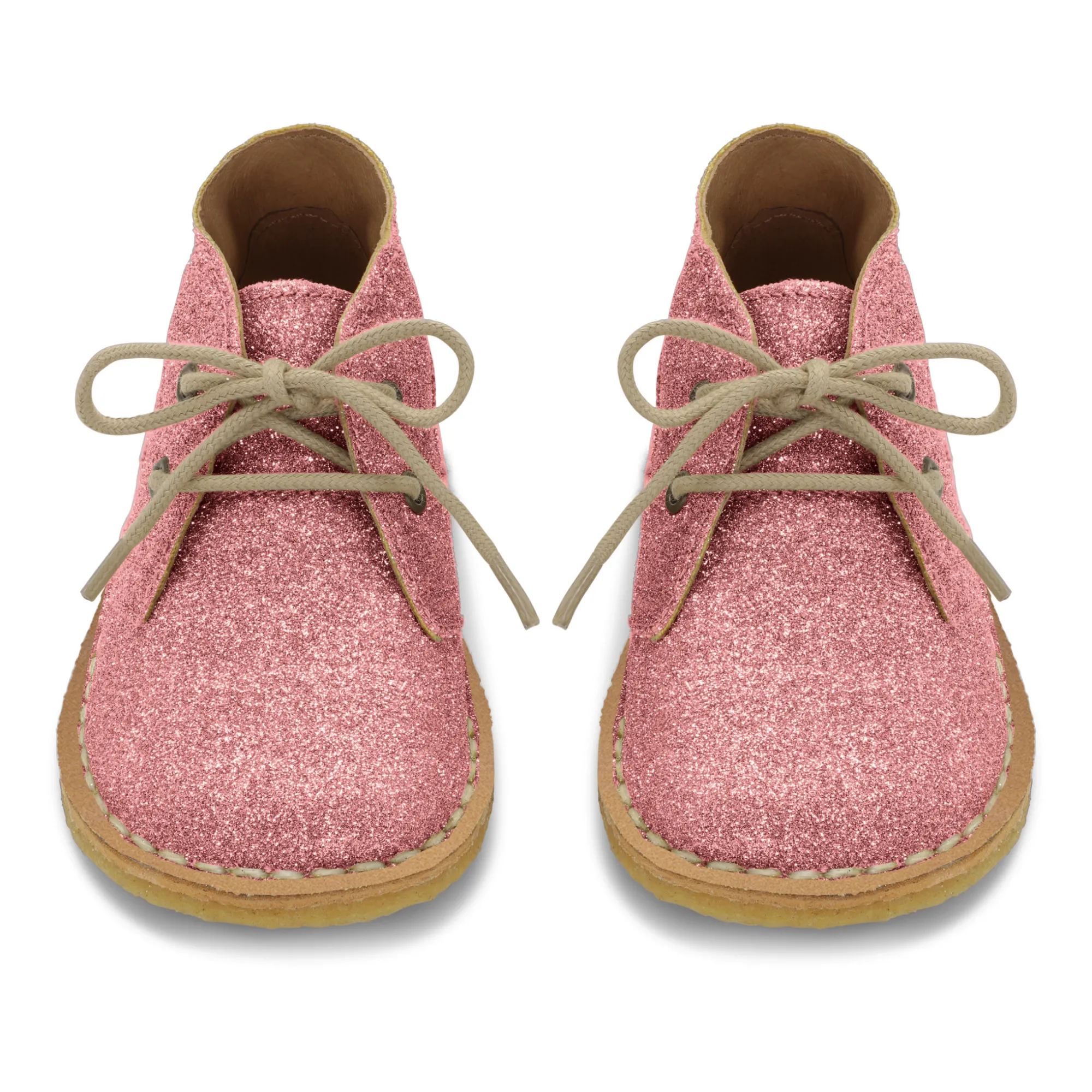 Konges Sløjd Pink Woolie Desert Glitter Sneakers