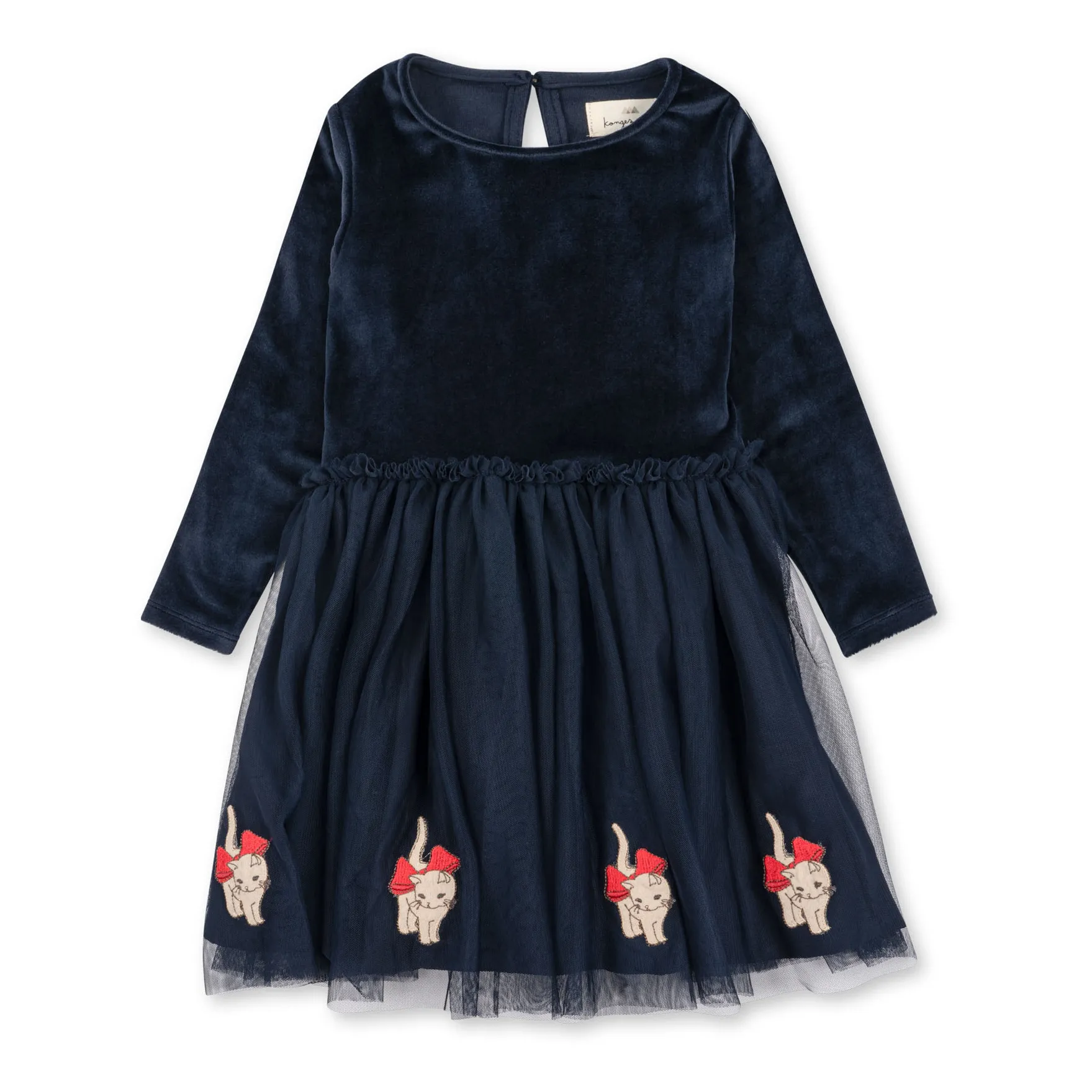 Konges Sløjd Navy Blue Florine Recycled Material Dress