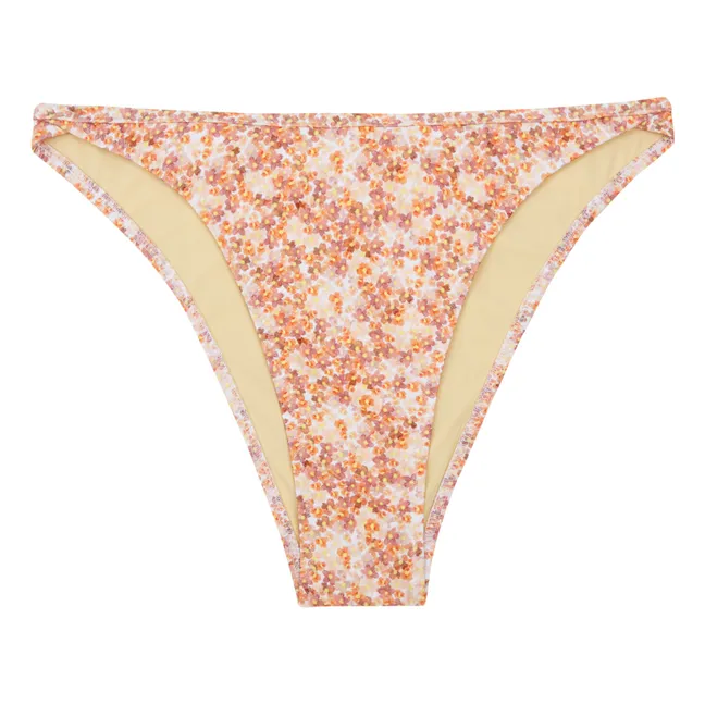 Yucca Floral Printed Bikini Bottom | Orange