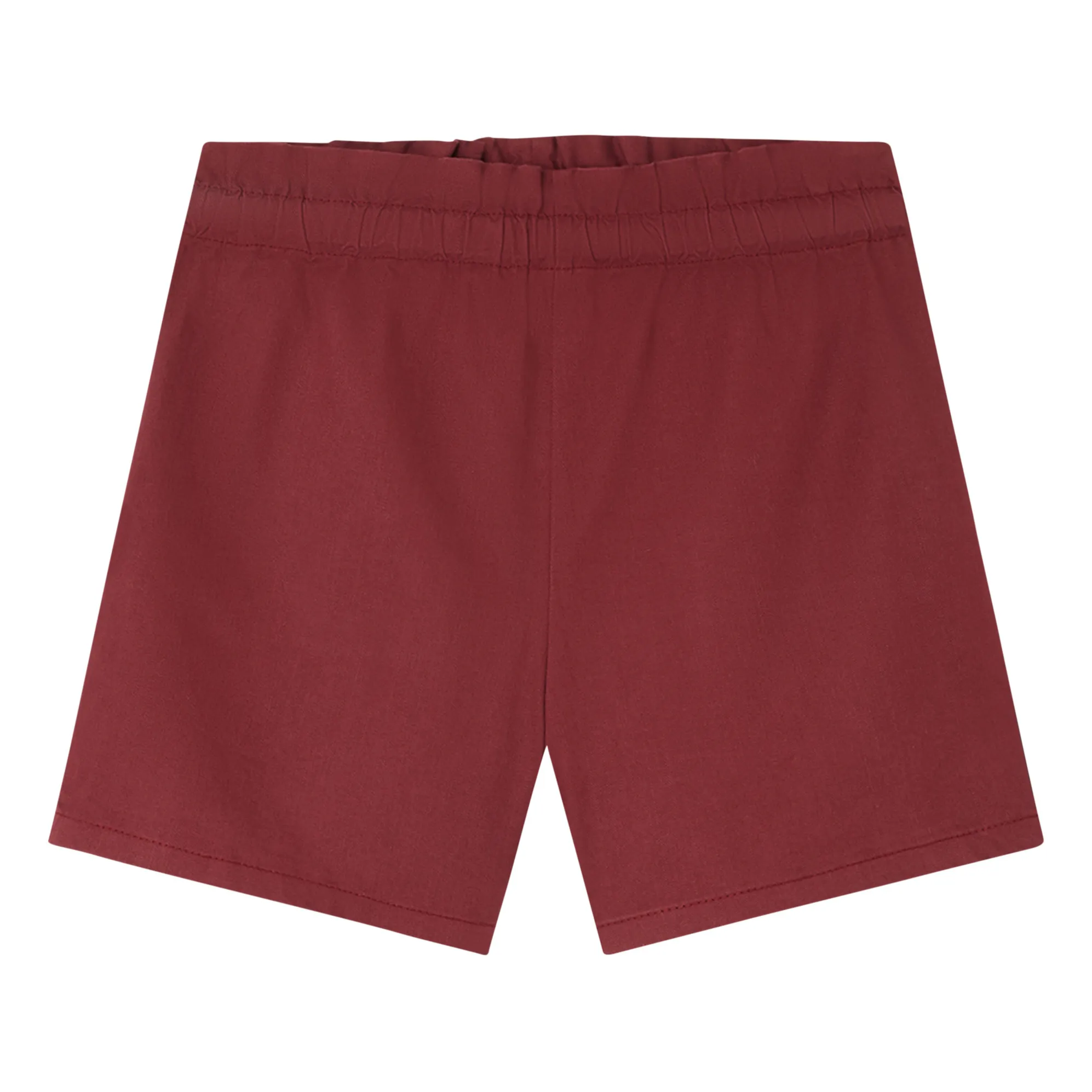 Bonpoint Unisex Burgundy Milly Denim Shorts