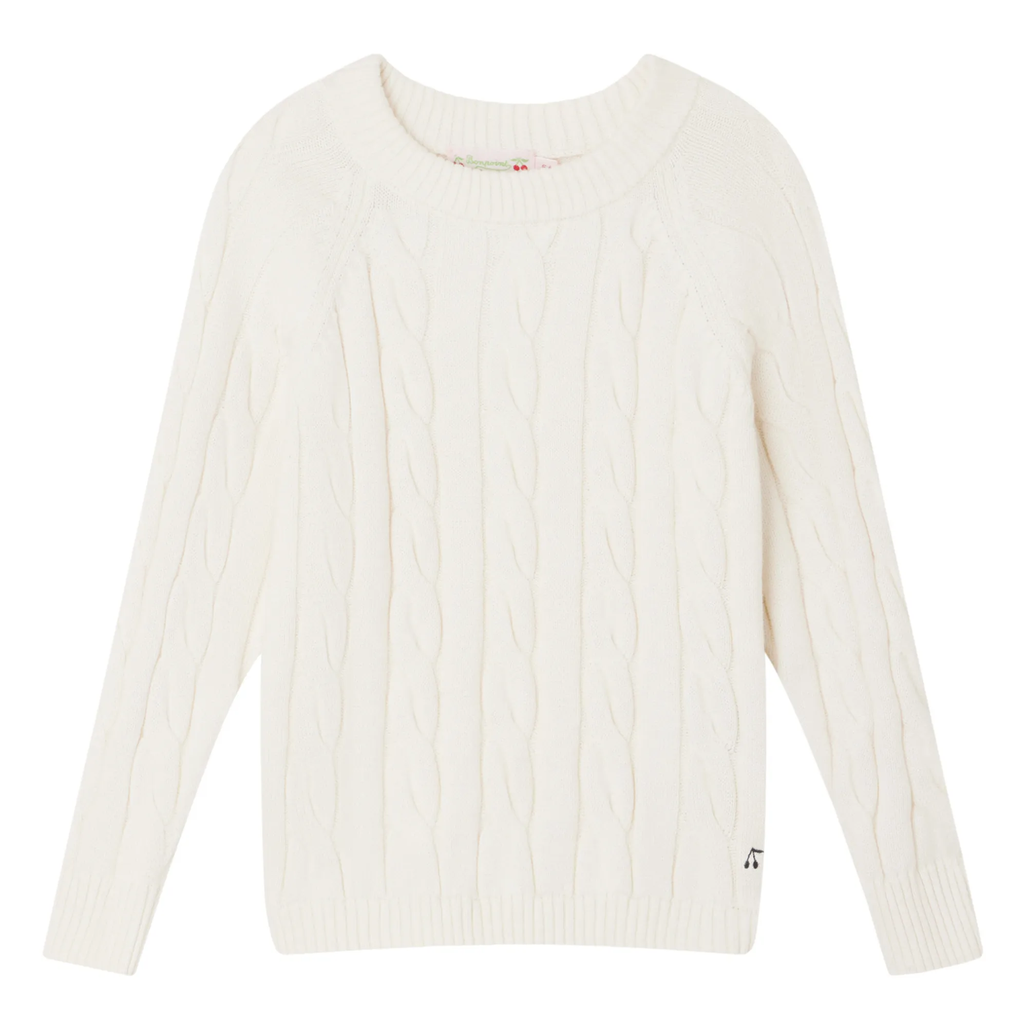 Bonpoint Unisex Ecru Dalton Cotton And Cashmere Jumper