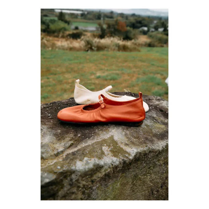 Mary-Janes Froncées | Ivoire- Image produit n°1