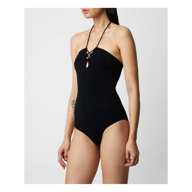 Perry Smooth Recycled Materials Swimsuit | Black