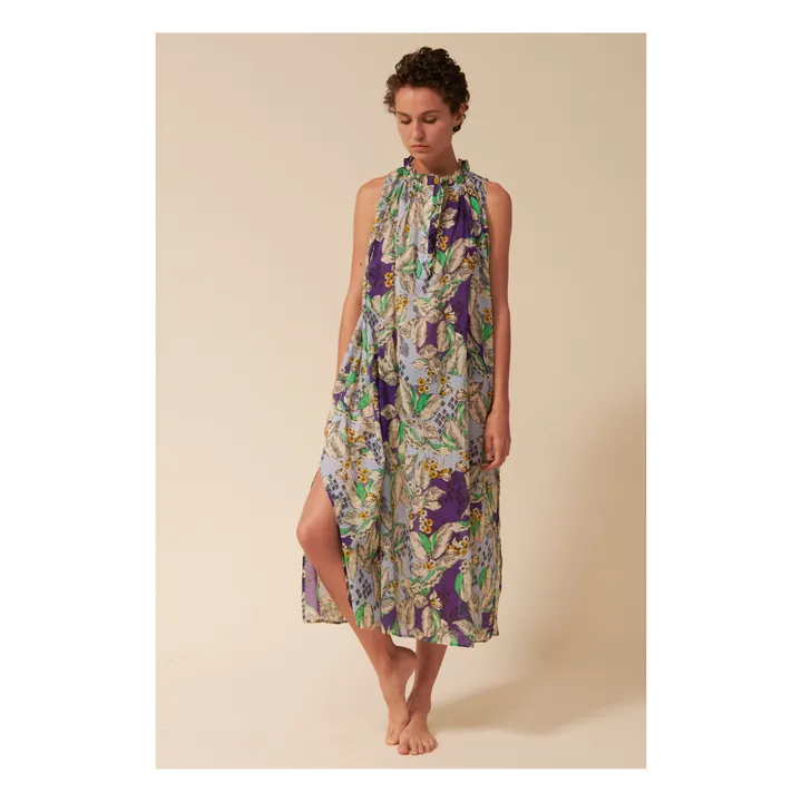 Denize Flower Dress | Purple- Product image n°2