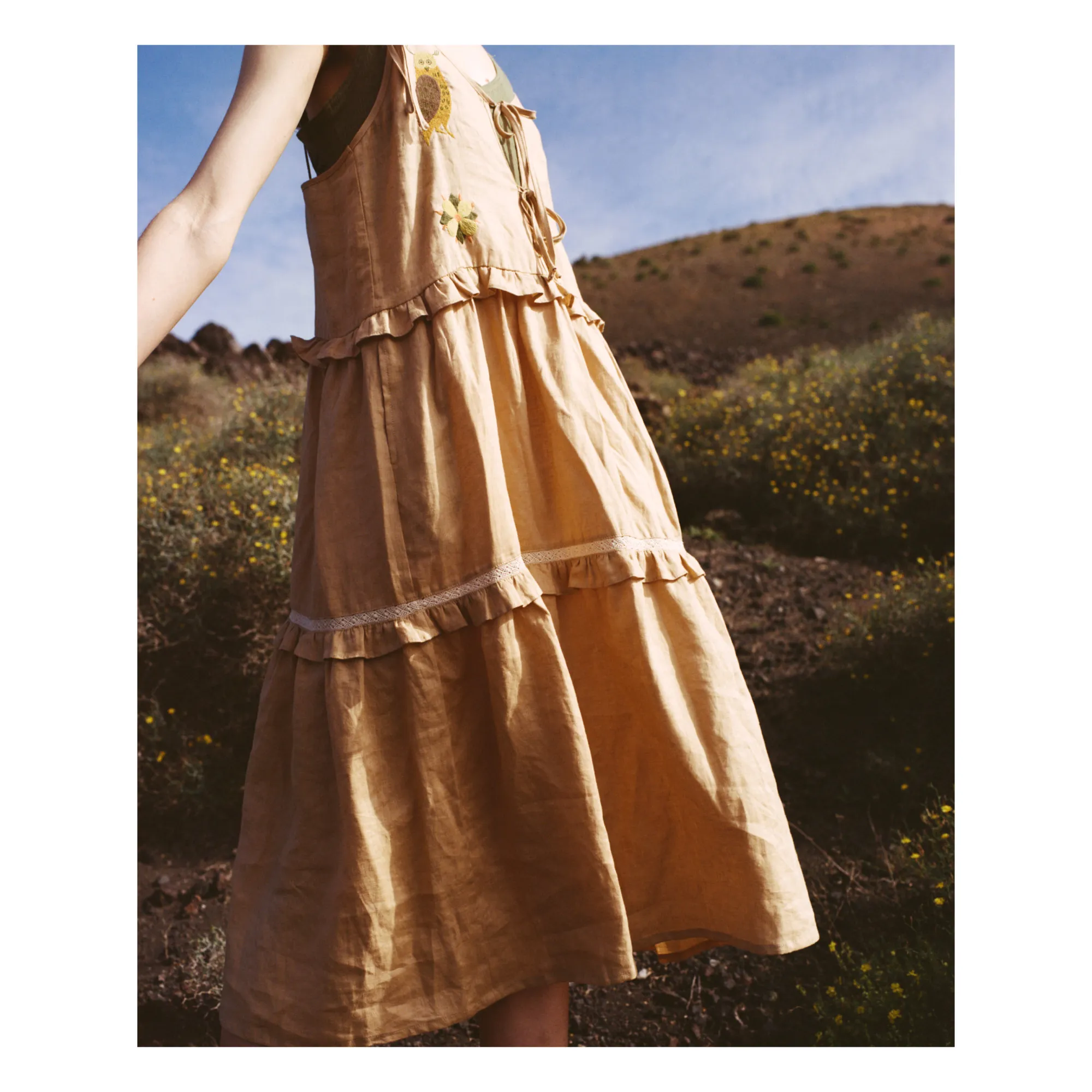 pale green linen dress Monette 27