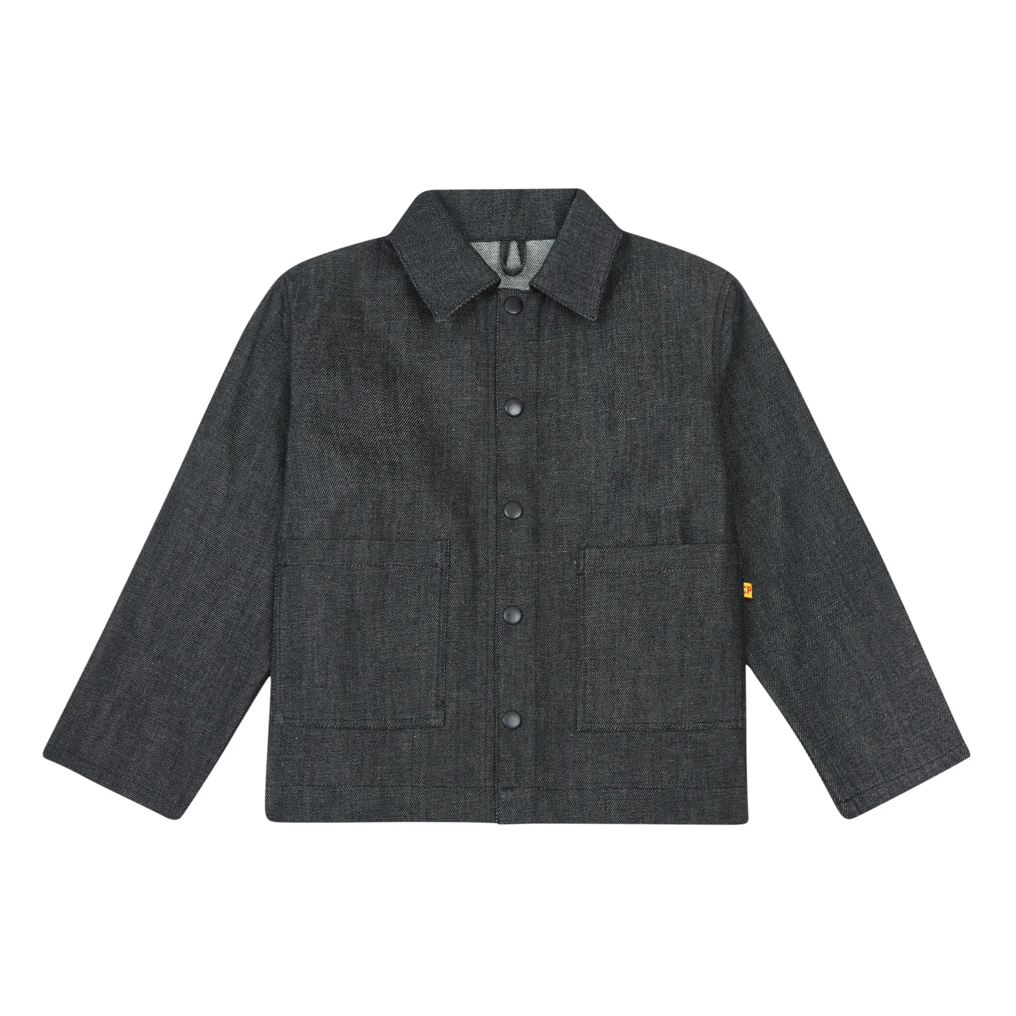 Pdenim Unisex Charcoal Grey Organic Cotton Denim Jacket