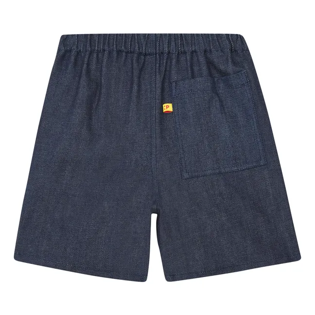 Shorts in denim in cotone organico | Indigo