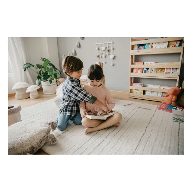 Tapis Arona en laine | Blanc coton