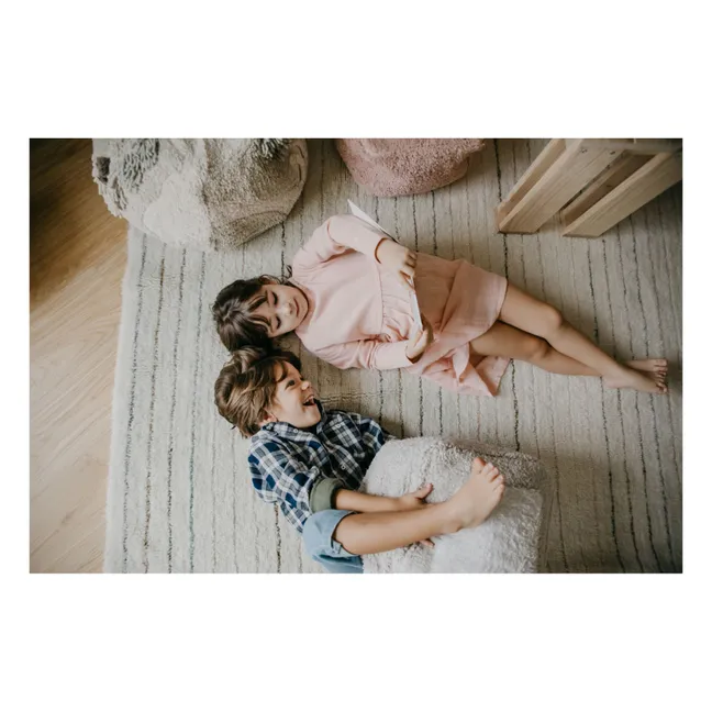Tapis Arona en laine | Blanc coton