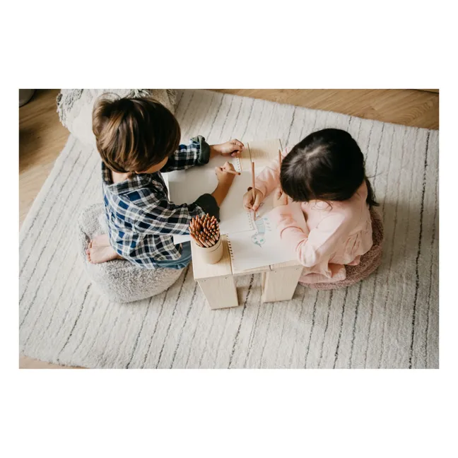 Tapis Arona en laine | Blanc coton