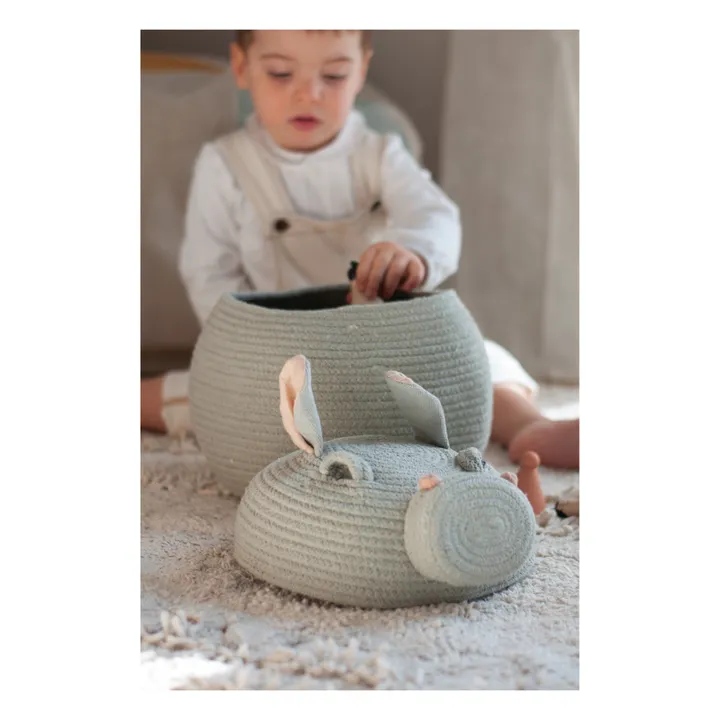Henry the Hippo Basket | Sage- Product image n°1
