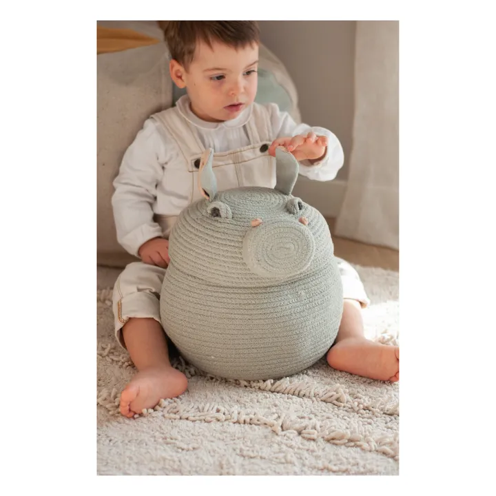 Henry the Hippo Basket | Sage- Product image n°2