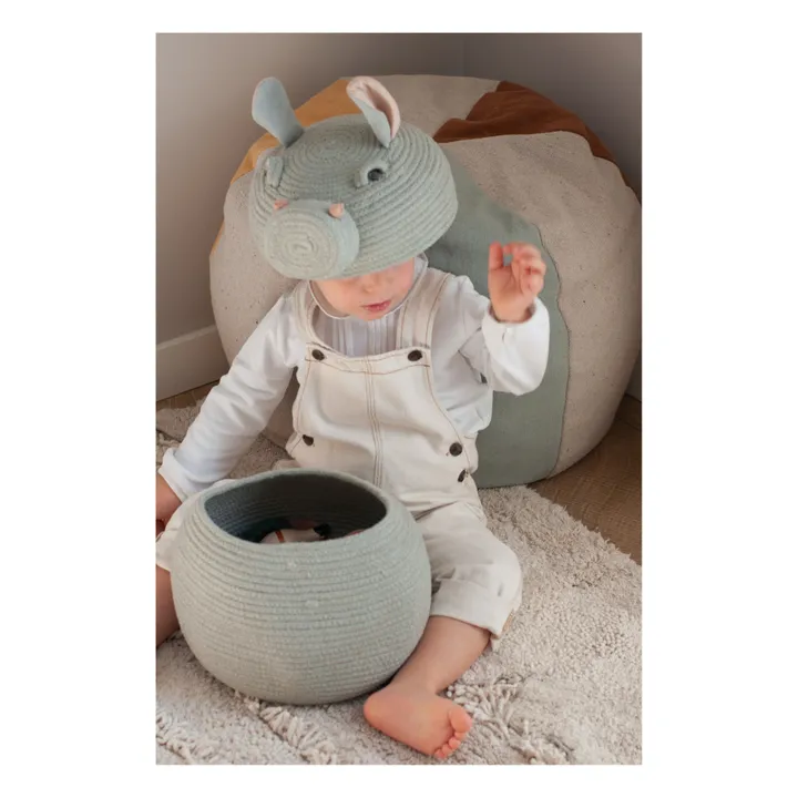 Henry the Hippo Basket | Sage- Product image n°5