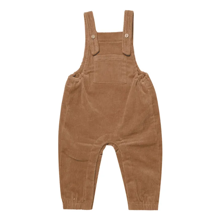 Corduroy Dungarees | Camel- Product image n°0