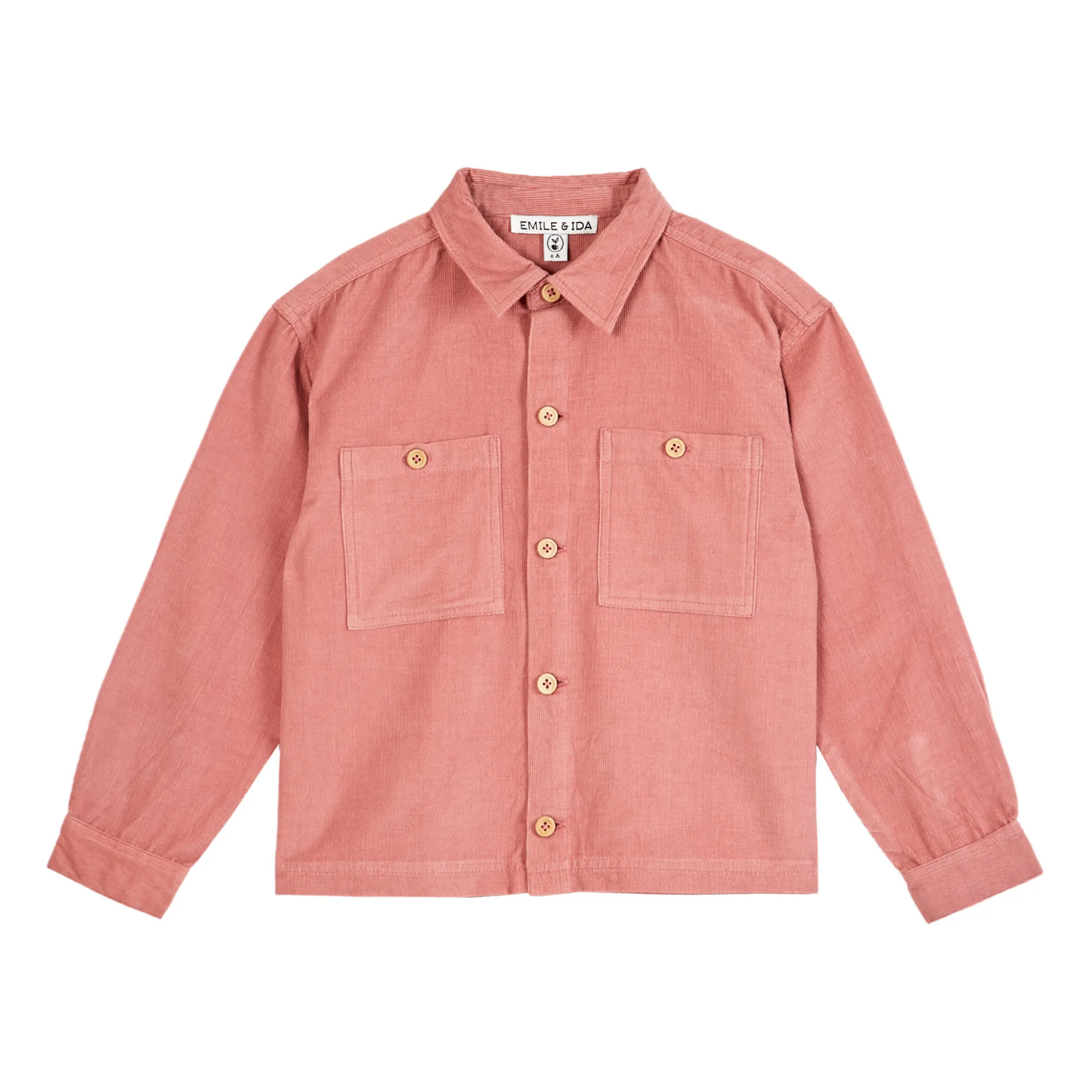 Emile Et Ida Dusty Pink Milleraies Velour Shirt