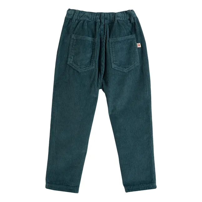 Corduroy trousers | Dark green