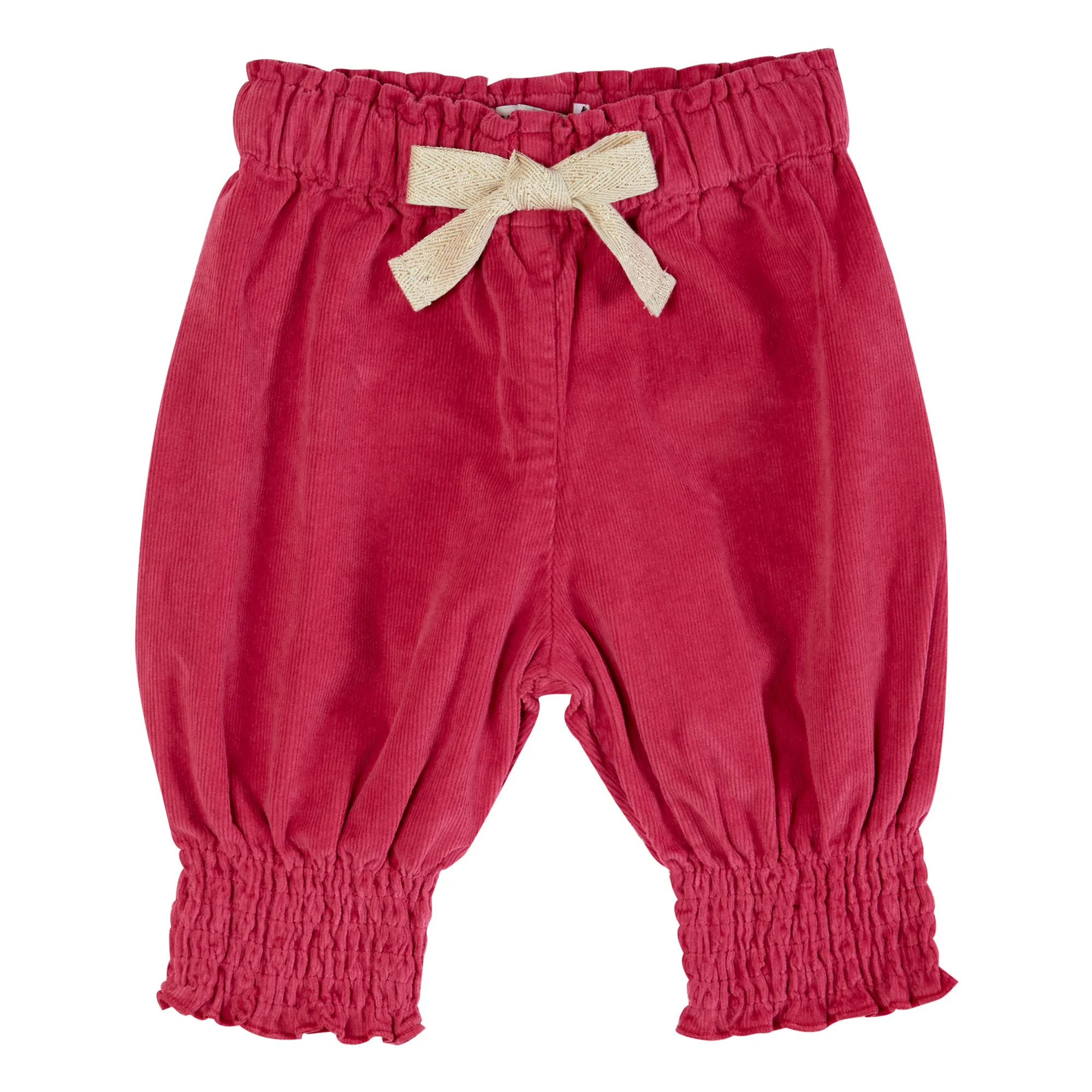 Emile Et Ida Fuchsia Milleraies Velvet Harem Pants