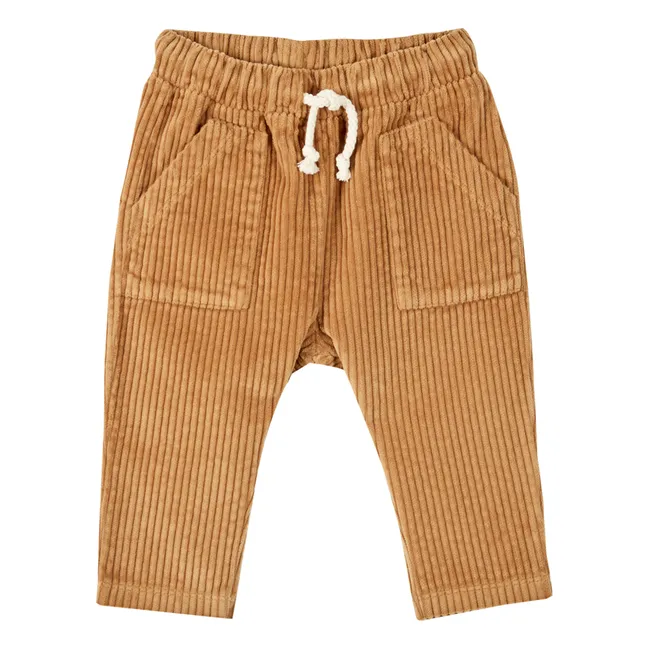 Corduroy Pocket Trousers | Camel