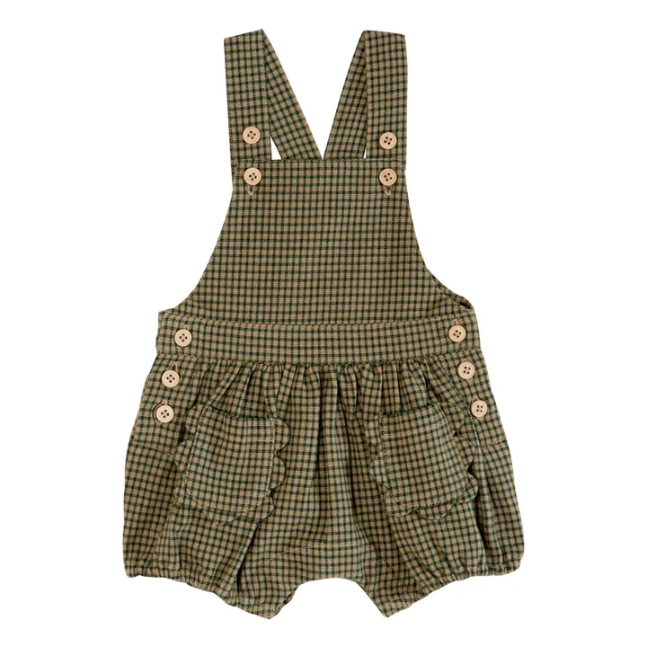 Corduroy Overalls  | Dark green- Product image n°0