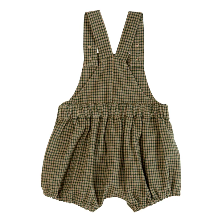 Corduroy Overalls  | Dark green- Product image n°1