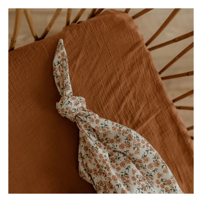 Calipoppy Organic Cotton Knotted Kimono | Ecru