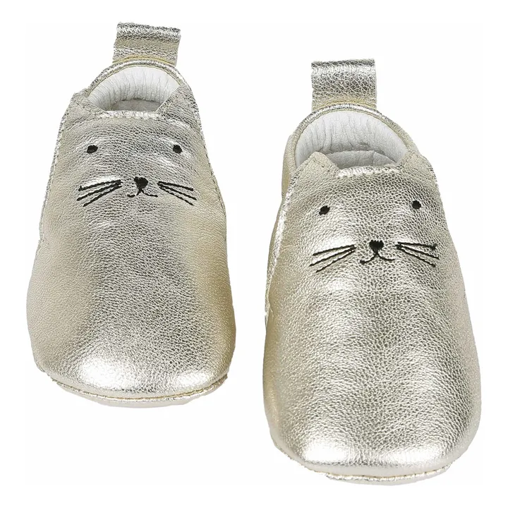 Emile et Ida - Emile et Ida - Chaussons Cuir Chachou