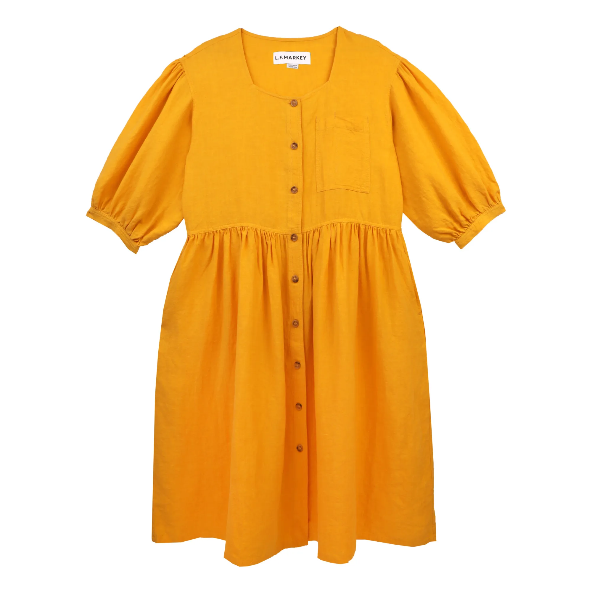 boatneck linen dress Women's Linen Boat Neck Belted Pleated Midi Dress - Natural - US 2 - Gaia main image 0