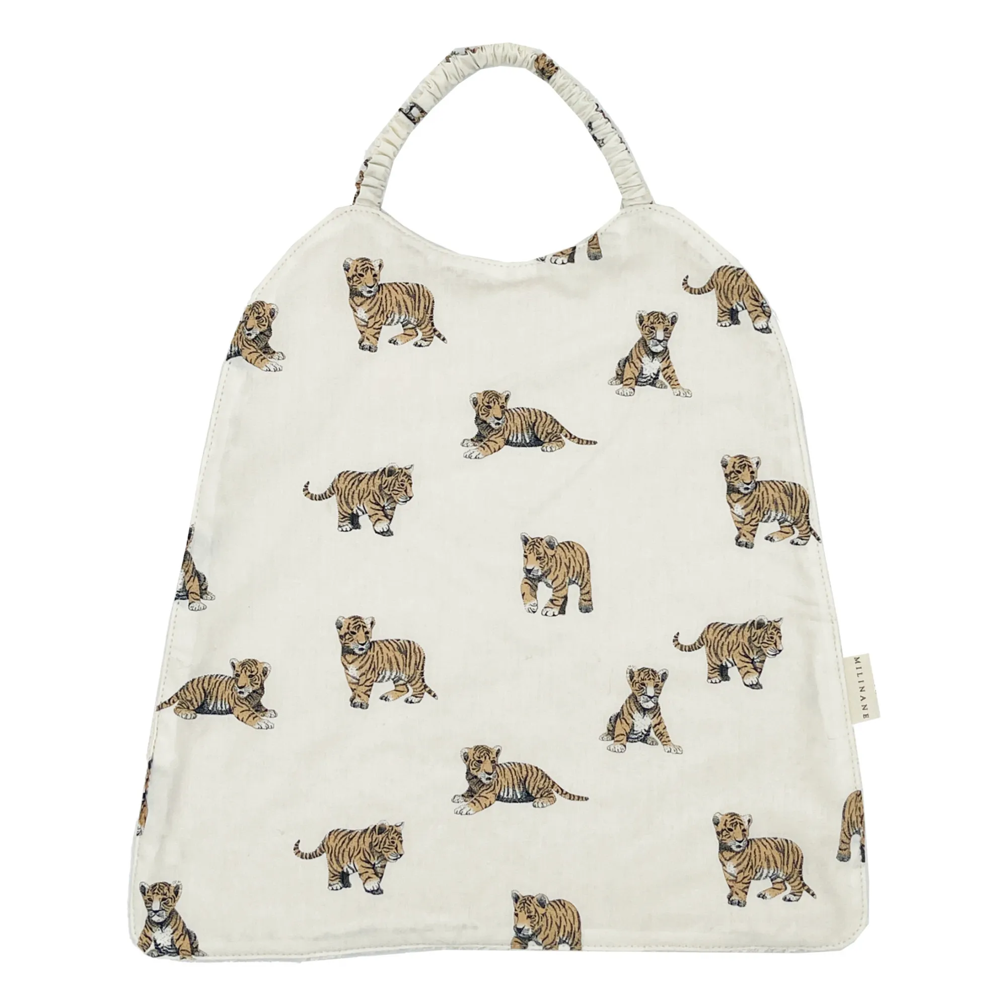 Milinane White Caesar Bib