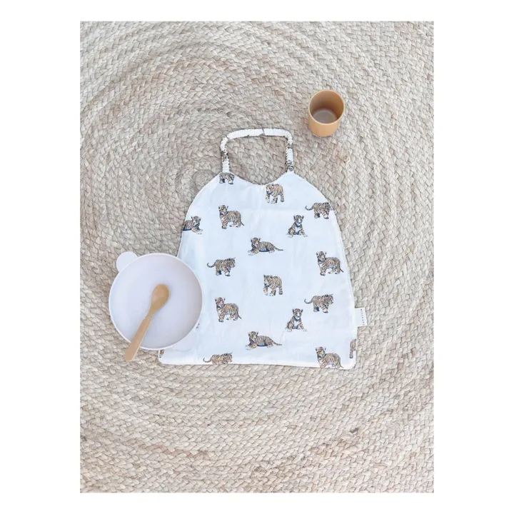 Bavoir César | Blanc- Image produit n°1