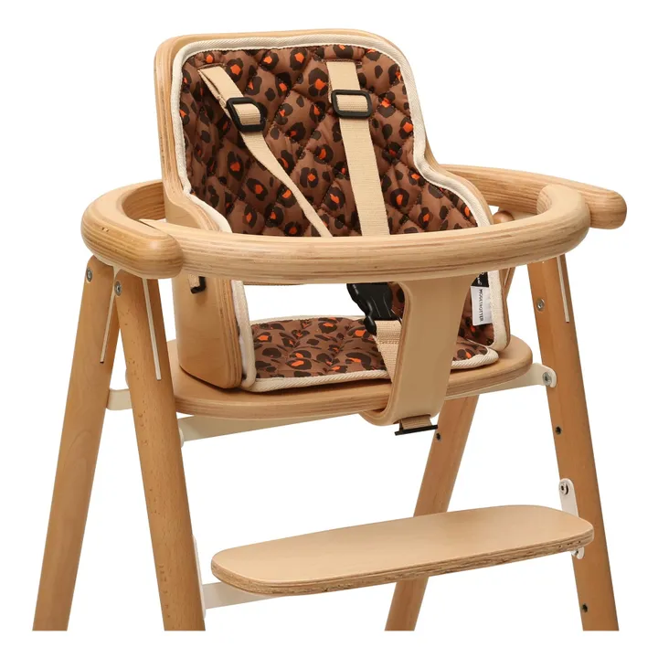 Cuscino per seggiolone, modello: Tobo - Charlie Crane x Modetrotter | Leopardo- Immagine del prodotto n°0