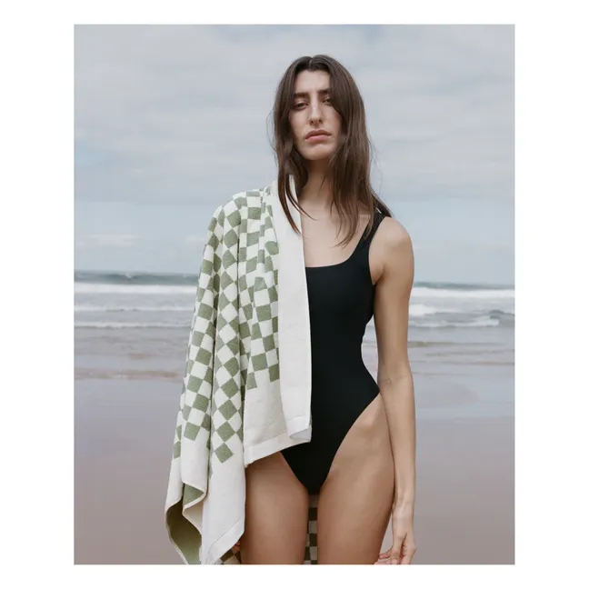 Roman Beach Towel | Green