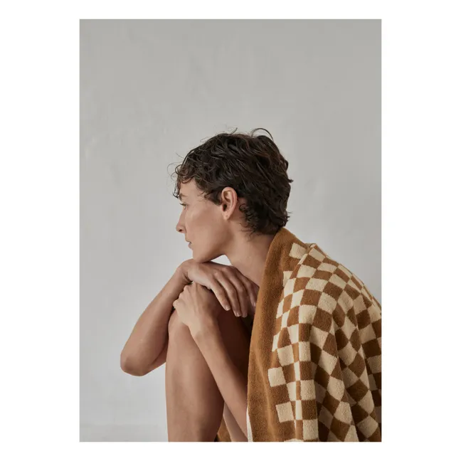 Roman Beach Towel | Blanc/Écru