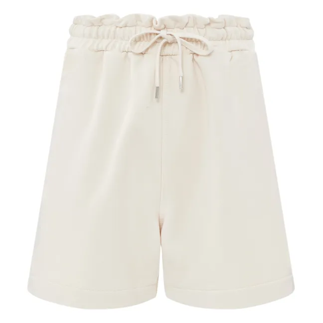 Short Femme Molleton Bio | Blanc cassé
