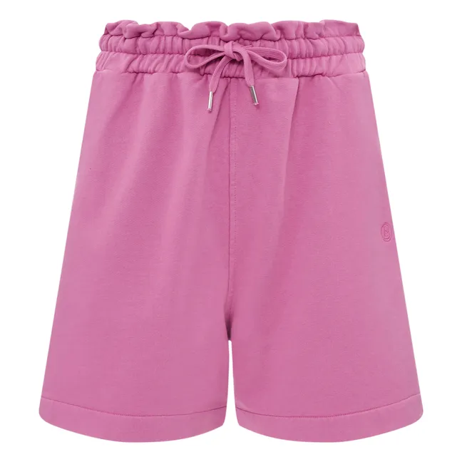 Organic Fleece Shorts | Candy pink