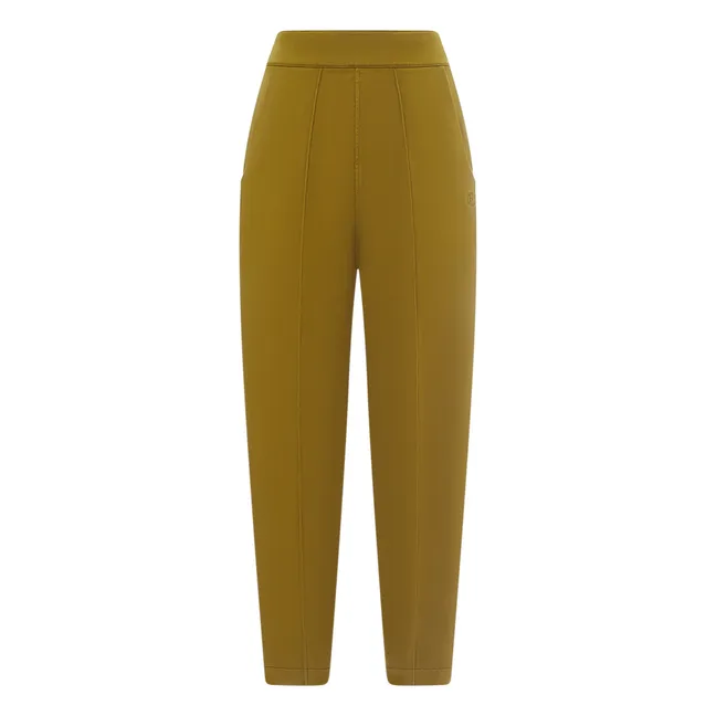 Organic Fleece Straight Jogger | Golden brown
