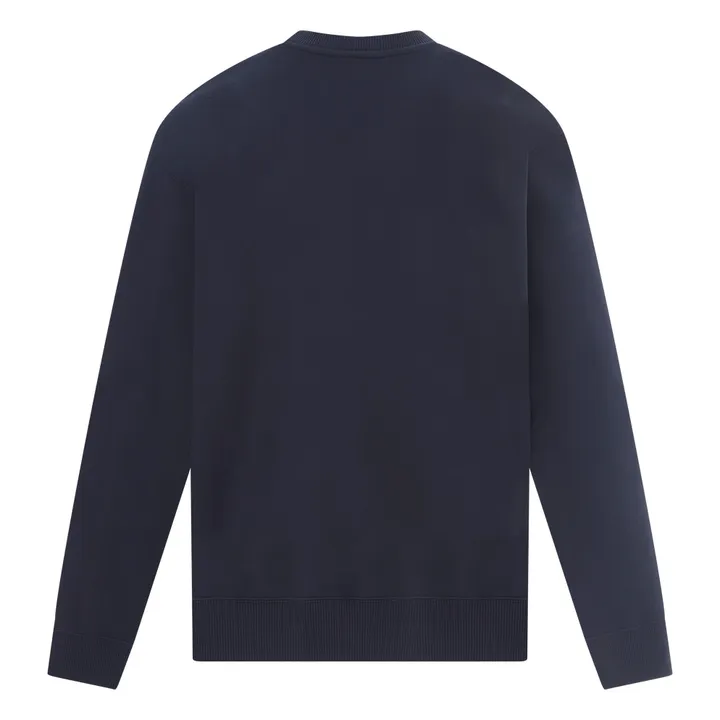 Men's Organic Fleece Crewneck Sweatshirt | Navy blue- Product image n°1