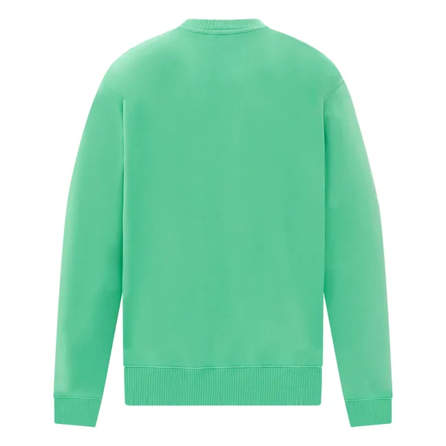 Sweat Crewneck Homme Molleton Bio | Vert