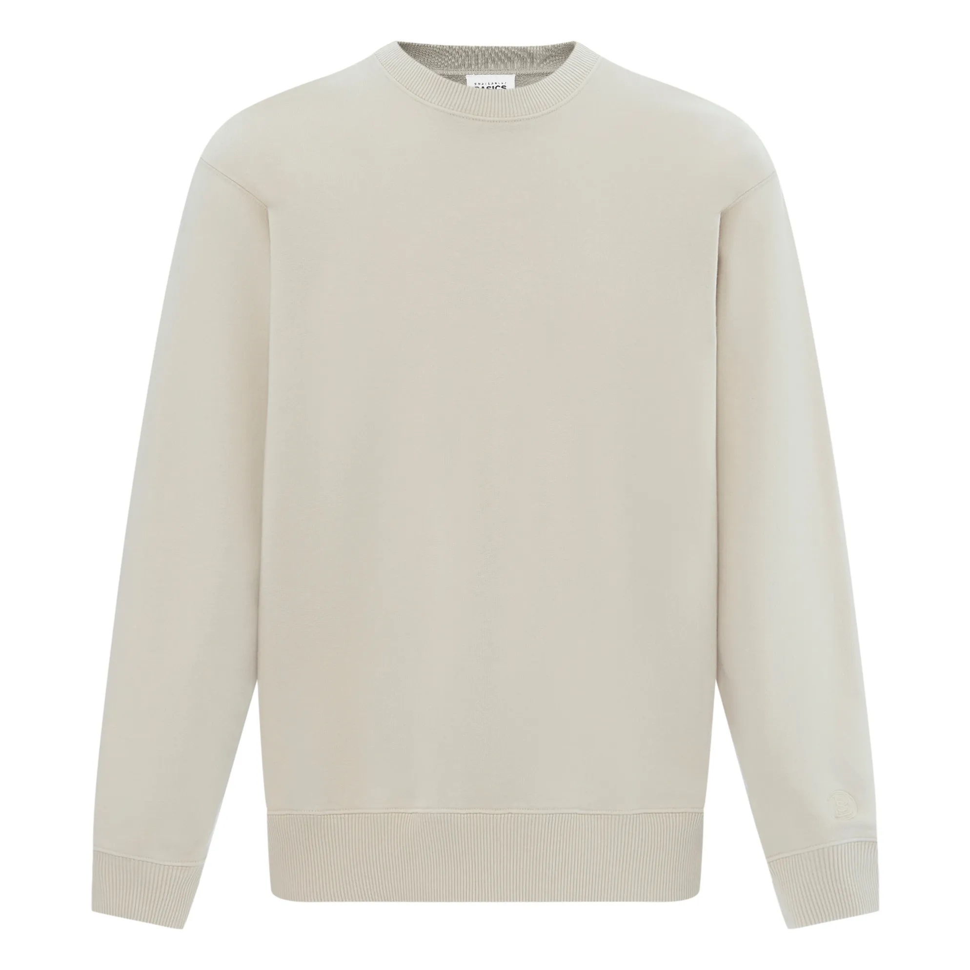 Sweat Crewneck Homme Molleton Bio | Mastic- Image produit n°0