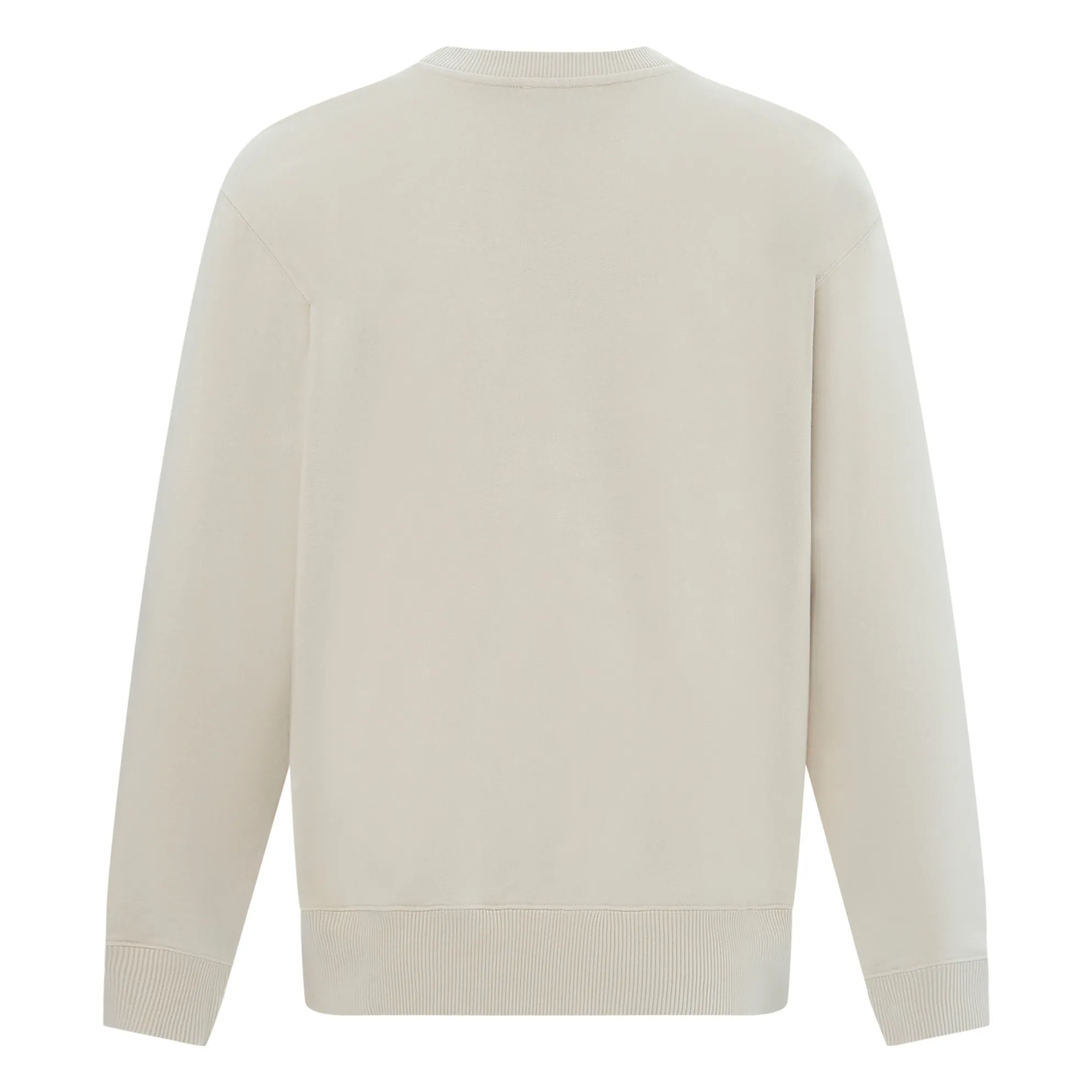 Sweat Crewneck Homme Molleton Bio | Mastic- Image produit n°1