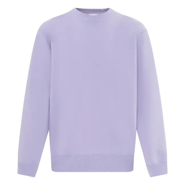 Organic Fleece Crewneck Sweatshirt | Lavender