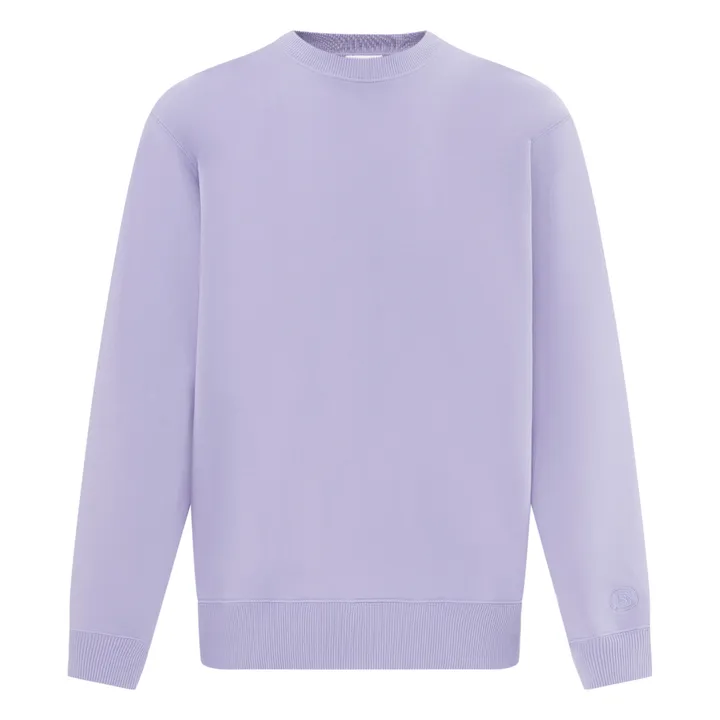 Organic Fleece Crewneck Sweatshirt | Lavender- Product image n°0