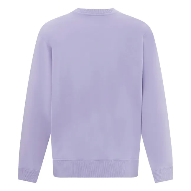 Organic Fleece Crewneck Sweatshirt | Lavender
