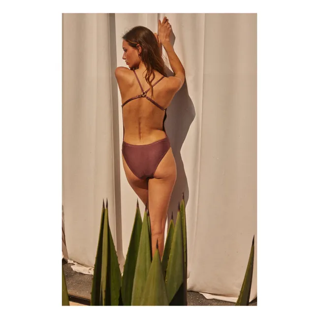 Maillot de bain une pièce Anneau | Violet
