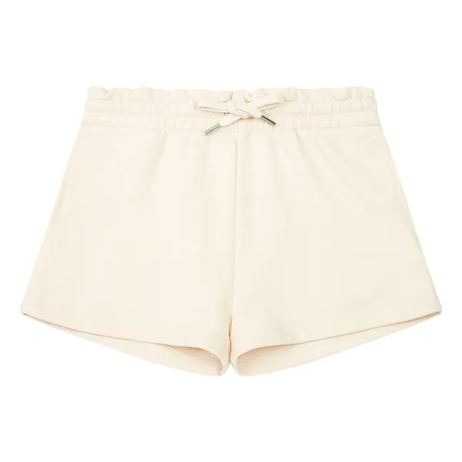 Shorts in mollettone bio | Bianco